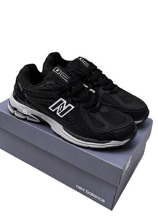 Мужские термо кроссовки new balance 1906r black черные❄️
