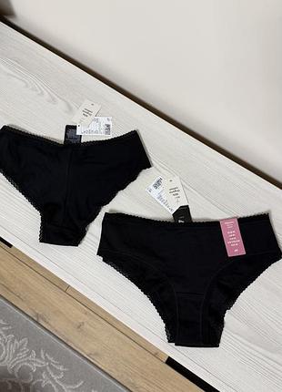 Трусики жіночі h&m чорні, розмір m