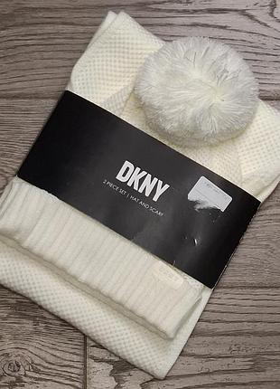 Dkny подарочный набор шапка и шарф.