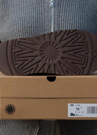 Угги ugg tasman platform sock brown 4