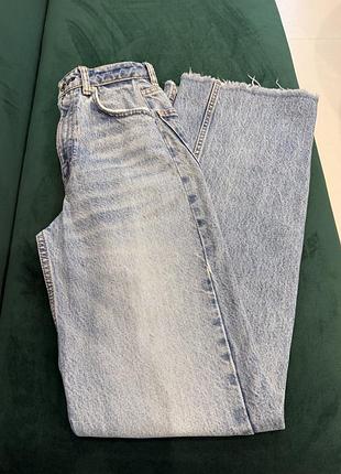 Жіночі джинси zara блакитні розмір 32