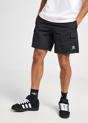 Шорти чоловічі adidas ess wvn shorts jв0406, чорні l