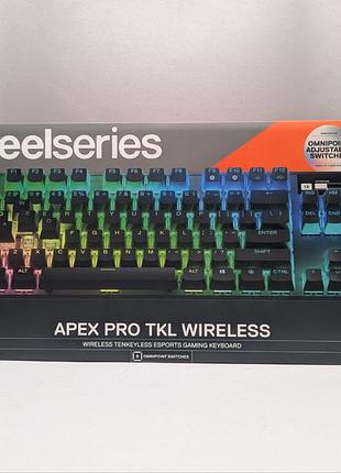 Клавіатура steelseries apex pro tkl wireless 2023 англійська розкладка