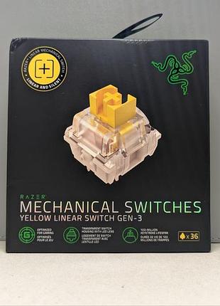 Механічні перемикачі razer yellow linear switch gen-3