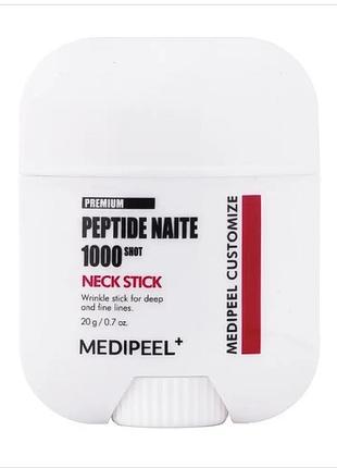 Зміцнюючий пептидний стік для шиї та декольте medi-peel premium peptide naite 1000 shot neck stick, 20г