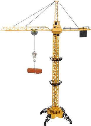Іграшка кран на радіокеруванні tower crane 8063e будівельний баштовий кран із дистанційним керуванням