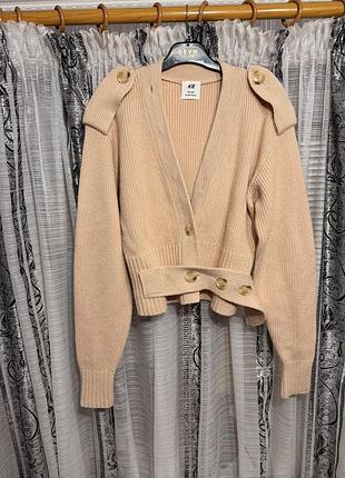 Кардиган h&m edition studio вовна шерсть 2