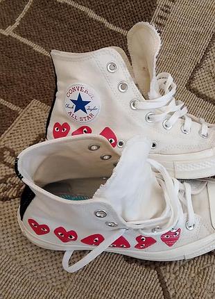 Converse *cdg play 70 high multi heart
