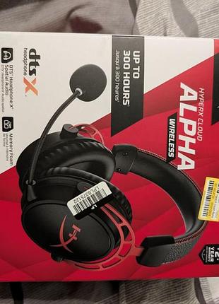 Навушники та гарнітури hyperx cloud alpha wireless