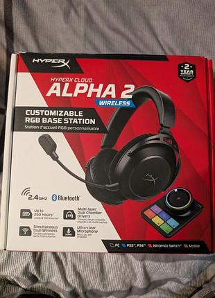 Навушники та гарнітури hyperx cloud alpha 2 wireless