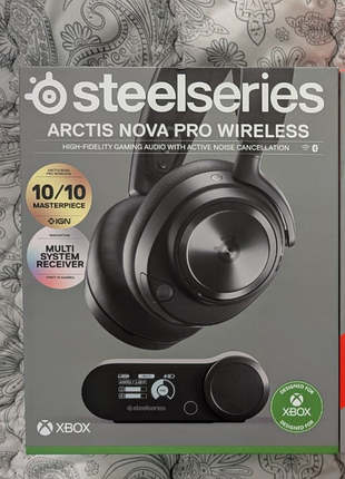 Навушники та гарнітури steelseries arctis nova pro wireless xbox
