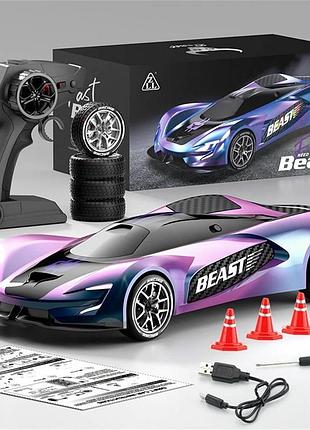 Дрифт-машинка на радіокеруванні zll sg208 pro 4wd 1:24 з ефектом хамелеон