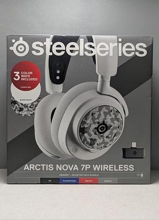 Навушники та гарнітури steelseries arctis nova 7p wireless booster pack