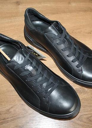 Кожаные кеды ecco street tray gore-tex, 41 размер