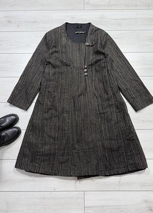 Дизайнерське легке пальто haruka boutique (британія), р. 14 xl бохо естетика етнічні мотиви