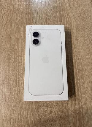 Коробка apple iphone 16 128gb white