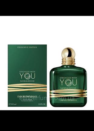Парфумована вода emporio armani stronger with you sandalwood 100 мл