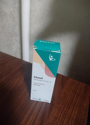 Противогрибковый спрей closol (клодержазол 10 мг/мл), 50 мл - египет