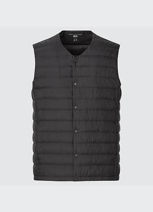 Чоловічий ультралегкий пуховий жилет uniqlo men's ultra light down compact vest