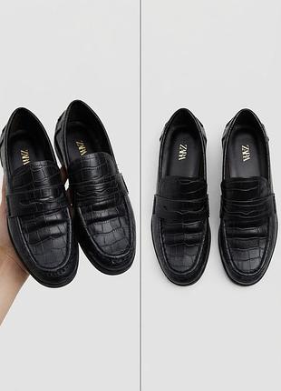 Лофери жіночі zara чорні