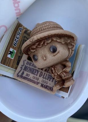 Игрушка monkey d-luffy wanted kinder joy one piece funko pop монтичные ди луффи vs329, ван п