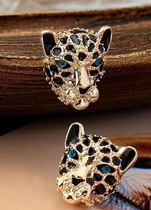 Жіночі сережки леопард 🐆