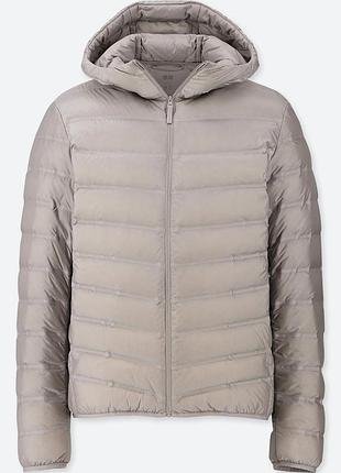 Чоловіча безшовна пухова куртка парка uniqlo men's ultra light down seamless parka