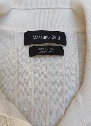 Стильное трикотажное поло massimo dutti 🔥🔥🔥 3