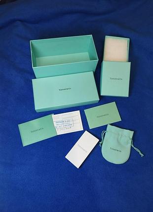 Оригінальний повний комплект пакування tiffany & co. з документами