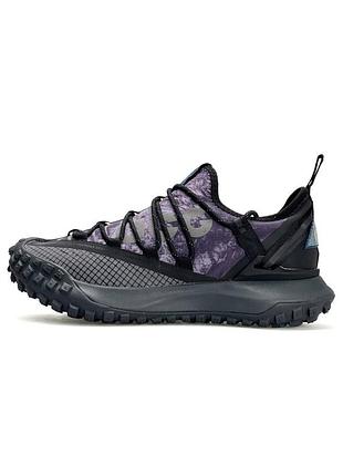 Мужские кроссовки nike acg mountain fly low waterproof grey black purple