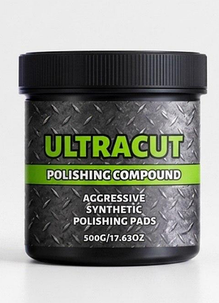 Полировальная паста ultracut polishing compound для авто уход лкп удаление мелких царапин восстановление блеска 500 мл