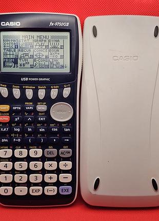 Графический калькулятор casio fx-9750gii оригинал программируемый с крышкой
