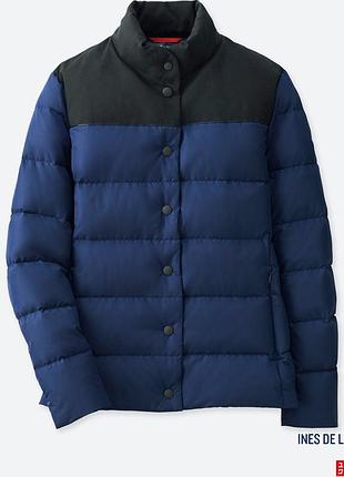 Жіночий легкий пуховик uniqlo x ines de la fressange down jacket