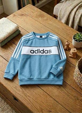Світшот для хлопчика adidas блакитний