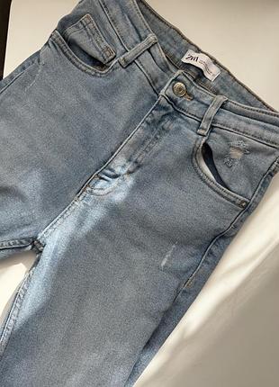 Жіночі джинси zara скіні блакитні