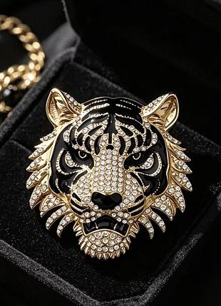 Шикарна брошка унісекс тигр 🐯