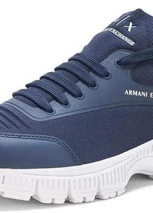 Чоловічі кросівки armani exchange 46р, сині, 30.2 см