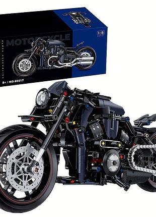Конструктор technic harley-davidson night luther — колекційна модель мотоцикла 1:8, 623 деталі