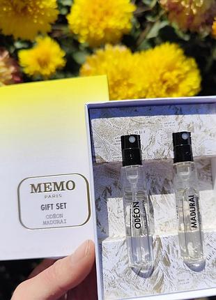 Memo paris duo madurai eau de parfum і odéon eau de parfum 2*5 ml