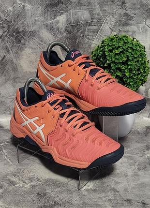 Жіночі кросівки для тенісу asics gel-resolution  7, 39/24,5 см