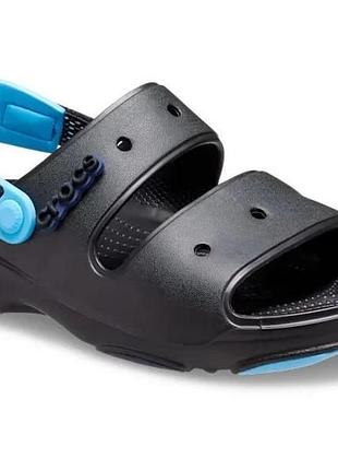 Мужские сандали crocs adult classic 46-47р., чорные, 30 см