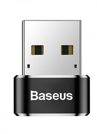 Перехідник baseus type-c to usb black
