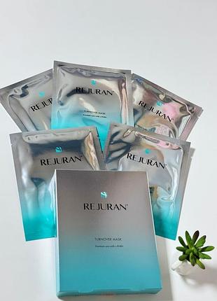 Маски для обличчя rejuran turnover mask (healing mask) тканинні 40 мл х 5 шт