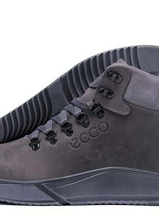 Мужские зимние кожаные ботинки yurgen grey style
