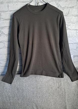 Мужской базовый лонгслив jbc (quarterback) slim fit размер м
