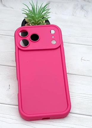 Чехол shock case для apple iphone 18 pro max бампер силиконовый цвет розовый