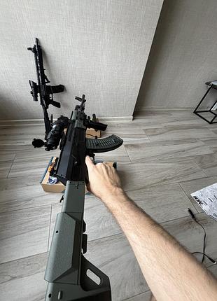 Професійний дитячий іграшковий автомат на орбізах ак-74 орбіган