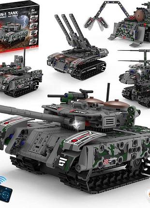 Конструктор на радиоуправлении военная техника 5в1 stem building set