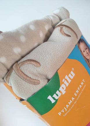 Флісова піжама для дівчинки, тепла піжама