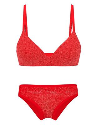 Комплект білизни з блиском victoria's secret pink